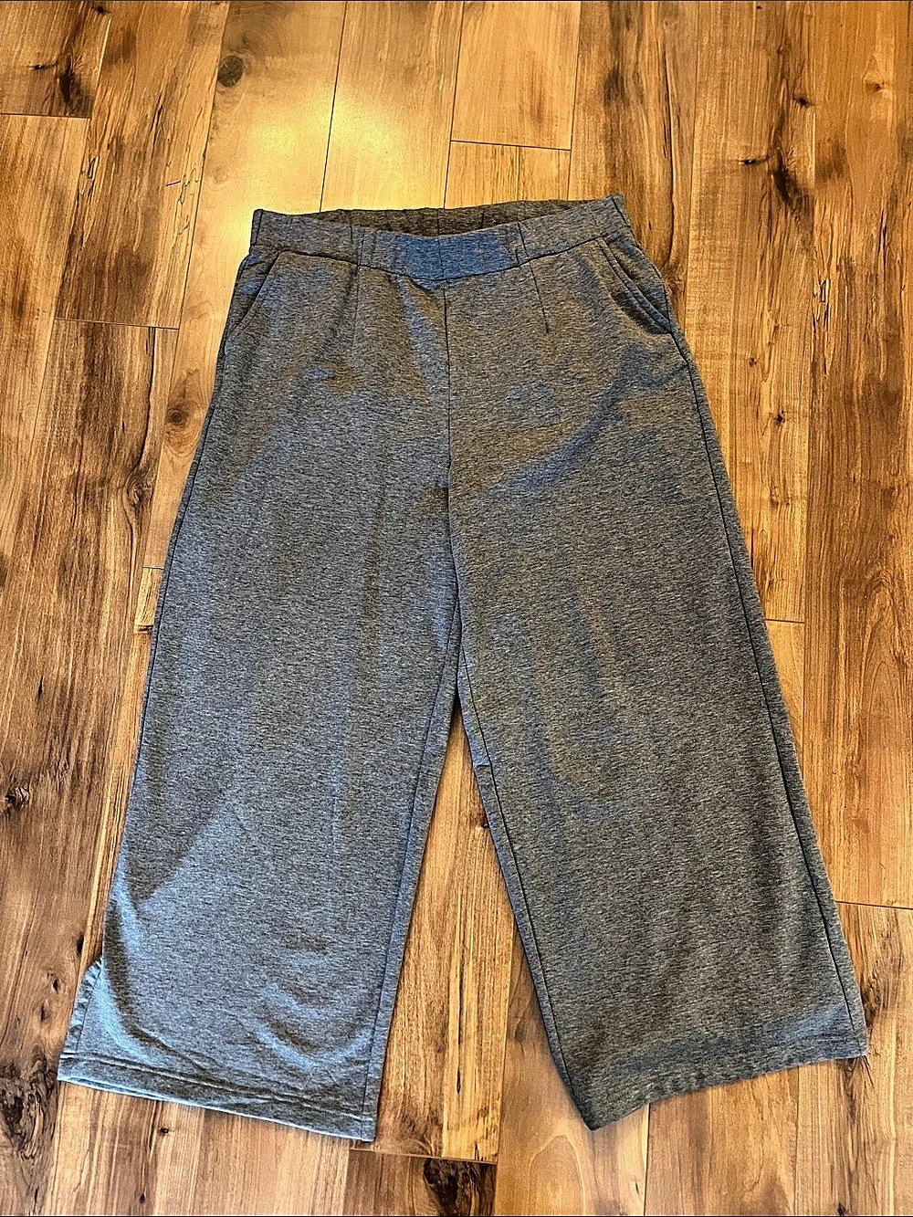 Torrid Super Soft Fleece Wide Leg Pants Gray Size 18/20